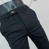 2022 New Slim Men's Pants Stretch Trousers Men Sunmmer High Quality Classic Solid Color Business Casual Wear Formal Suit Pants ► Photo 3/6