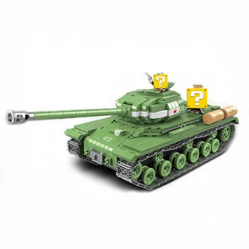 

Building Blocks Military IS-2M Heavy Tank Soldier Weapon Building Blocks Compatible WW2 Tank Bricks Army 100062 Toys for Boys