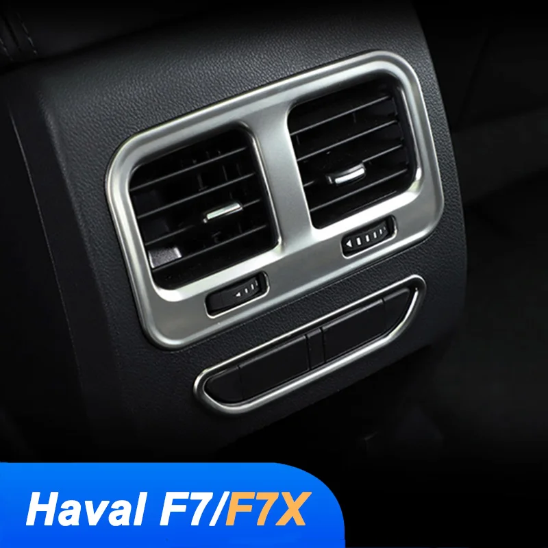 Lsrtw2017 Автомобильный задний подлокотник Вентиляционная решетка рамка кнопка