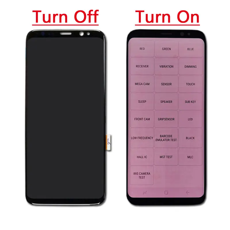 ЖК-дисплей с защитой от ожогов для Samsung Galaxy S8 G950F ЖК-дисплей S8 plus G955F с сенсорным экраном дигитайзер G950fd G955fd