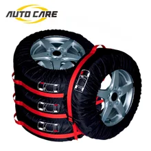 Protector Storage-Bag Tire-Accessories Car-Spare-Tyre-Cover Summer Vehicle Auto 4pcs