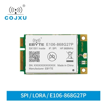 

SX1301 LoRaWAN Gate way in Communications LoRa Module 868MHz SPI RF Module COJXU E106-868G27P Long Distance Wireless Transceiver