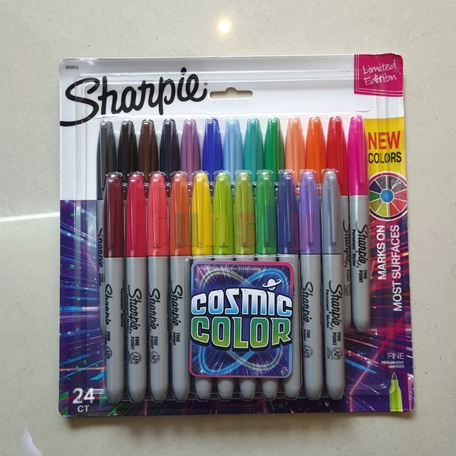 SHARPIE Permanent Markers, Ultra Fine Point, Cosmic Color, Limited