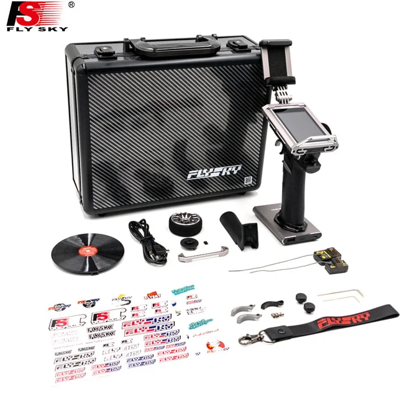 

FLYSKY NB4 PRO Noble 2.4G 18CH AFHDS 3 Radio Transmitter with FGR4B FGr8B Receiver 3.5 Inch TFT Touching Screen for RC Car Boat