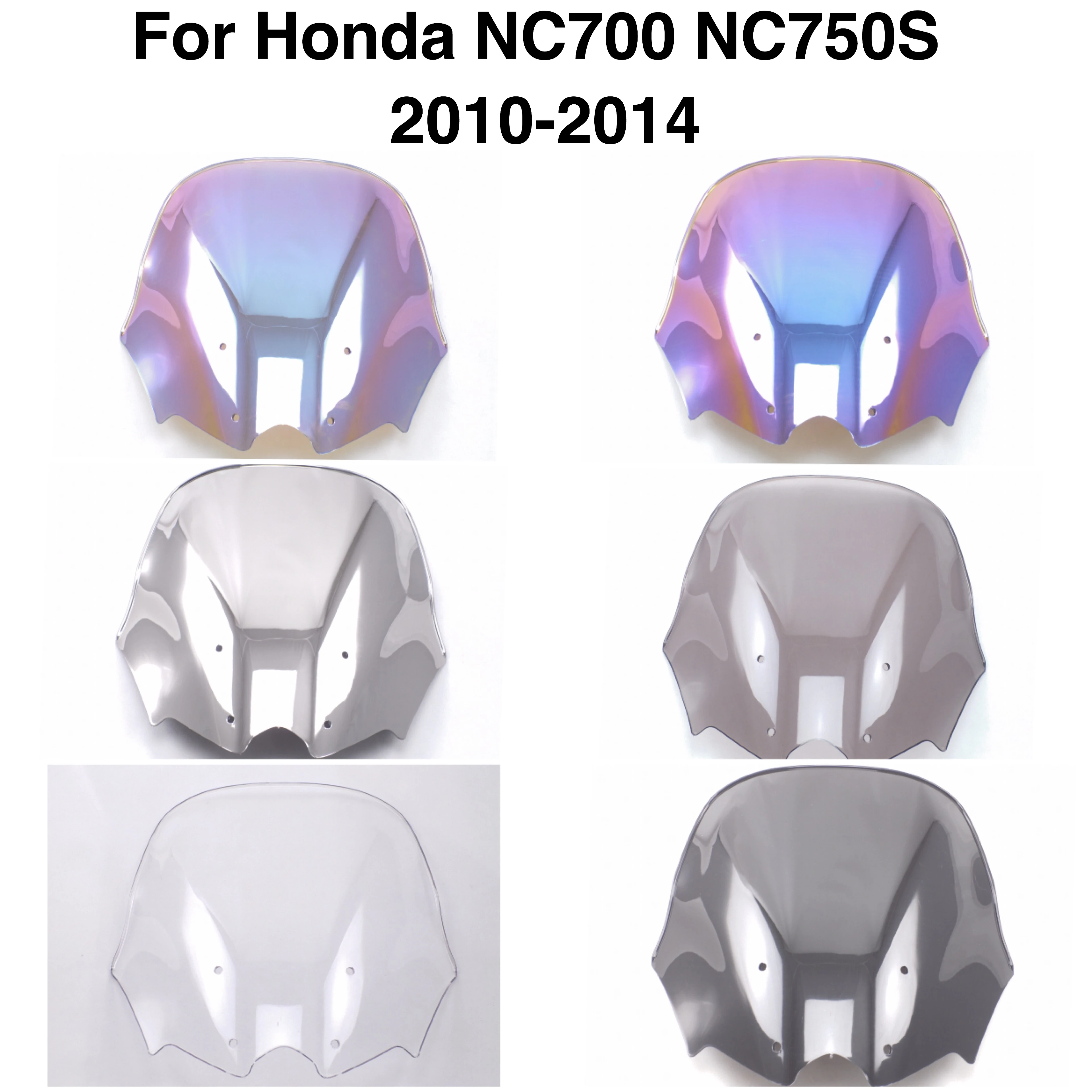 Лобовое стекло для мотоцикла NC700 Подходит Honda NC 750S 2010 2011 2012 2013 дефлектор ветрового
