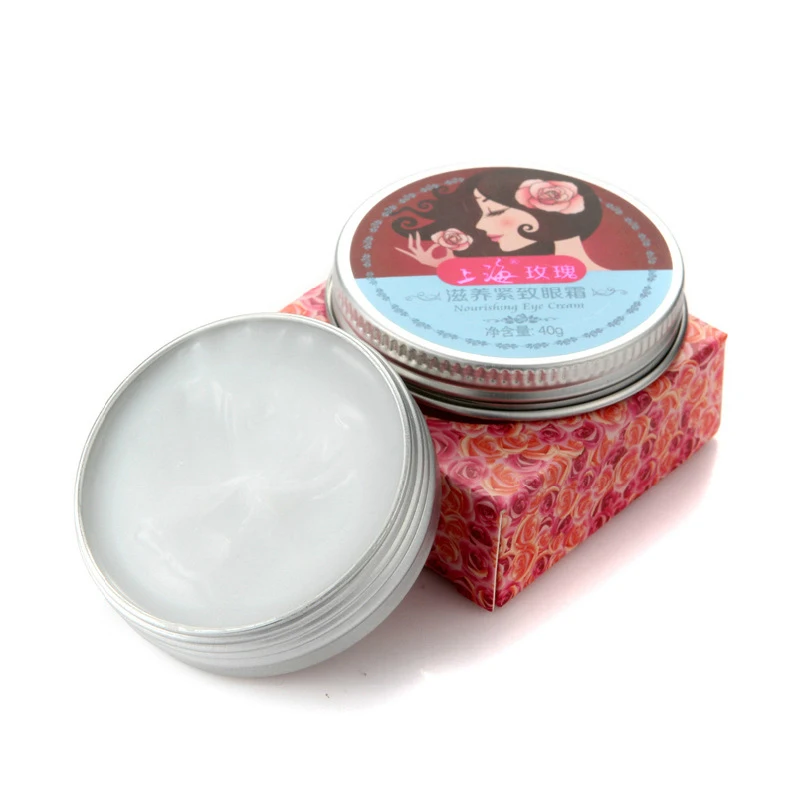 Eye Cream Anti Wrinkle Eye Cream Chinese SHANGHAI Rose Firming Eye Primer Cream Nourishing Tightening Eye Care Anti Cerne Anti Dark Circles Ageless Patches