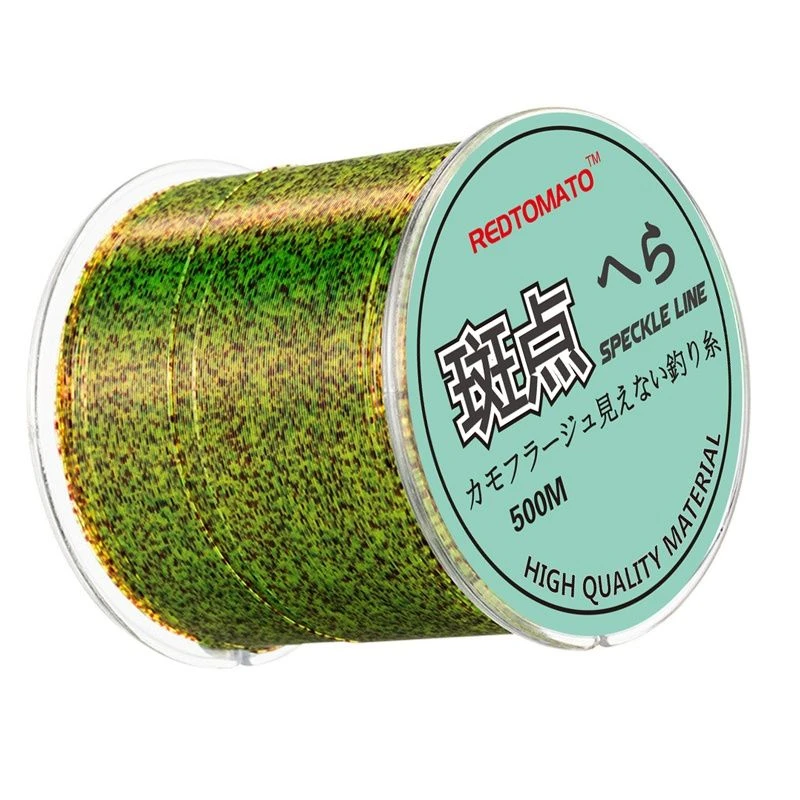 500m Invisible Fishing Line Speckle Carp Fishing 3d Spoted Sinking