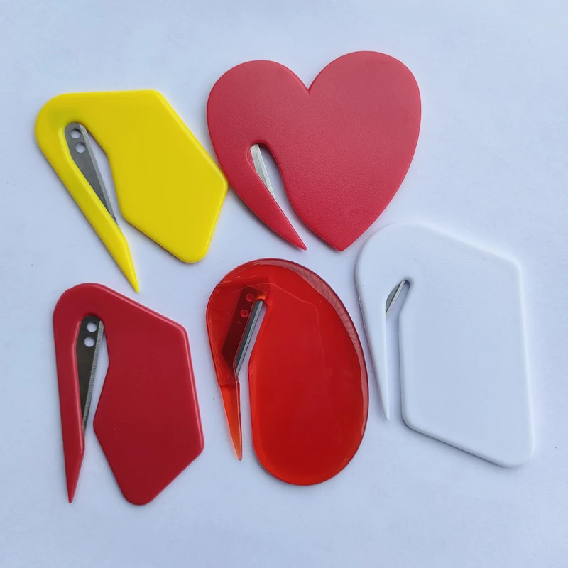 Durable Plastic Letter open Mail Envelope Opener Mini Letter Knife Office Stationery Equipment Safety