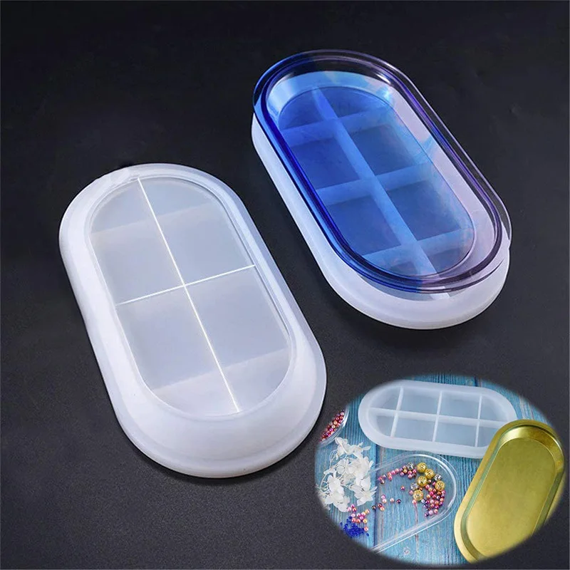 

Diy Ovale Mold Asbak Schimmel Coaster Flexibele Siliconen Tray Mold Polygon Epoxy Hars Gieten Mallen Gips Mold Diy Craft Tool