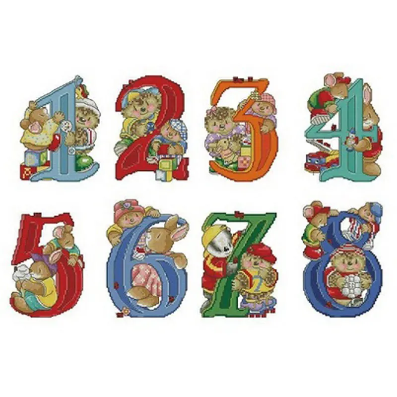 

Animal figures patterns Counted Cross Stitch 11CT 14CT 18CT DIY Chinese Cross Stitch Kit Embroidery Needlework Sets home decor