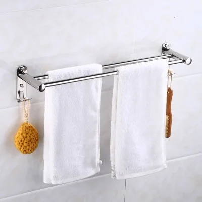 

Manufacturers Wholesale Stainless Steel Single Bar, Parallel Bars Towel Rack Multi-functional One-piece Towel Bar Single Pole wi