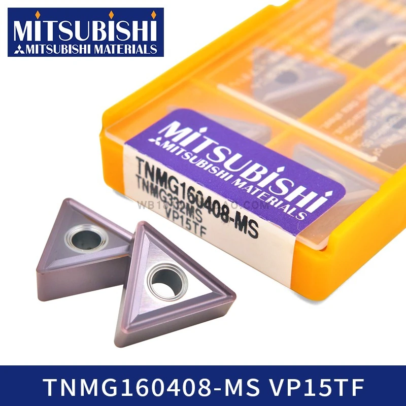 Mitsubishi TNMG160404-MS VP15TF оригинальные карбидные вставки TNMG160408-MS для токарного станка с ЧПУ держатель токарного станка