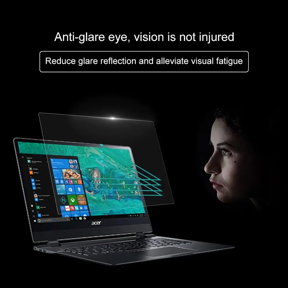 Laptop Screen Tempered Glass Protective Film for Acer Swift 7 Laptop - SF714-51T-M9H0 14 inch Tablet Screen Protector For Acer
