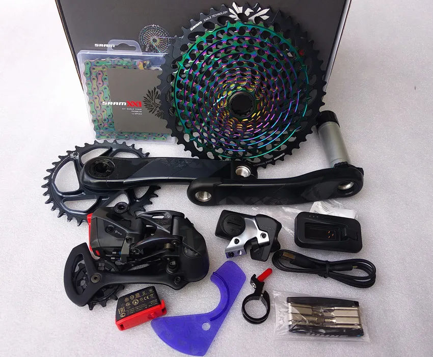 Sram XX1 Eagle AXS Groupset 12S MTB велосипедная цепь 170 мм 175 34T 36T | Спорт и развлечения