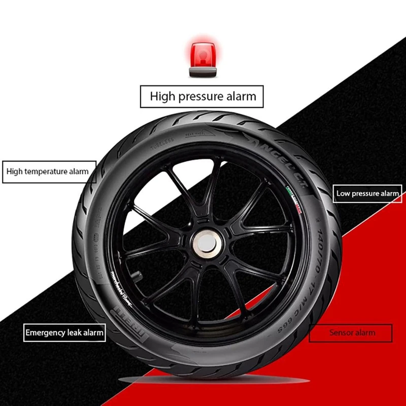 Система контроля давления в мотоциклетных шинах, беспроводной Bluetooth Tpms, мобильный телефон, приложение для обнаружения, внешний датчик, авто