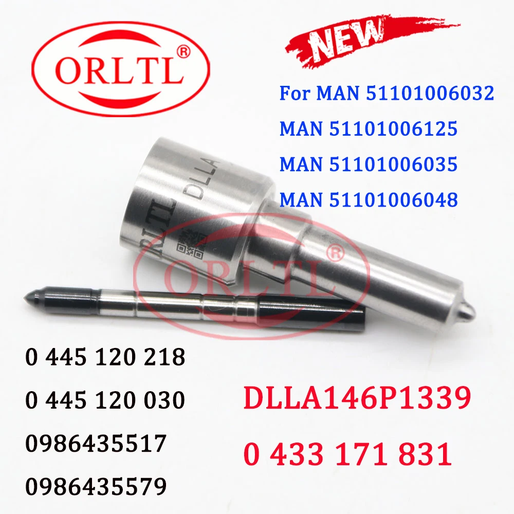 

0445120218 0445120030 NEW Diesel Nozzle DLLA146P1339 0433171831 Fuel Injector DLLA 146P 1339 0 433 171 831 For MAN 51101006032