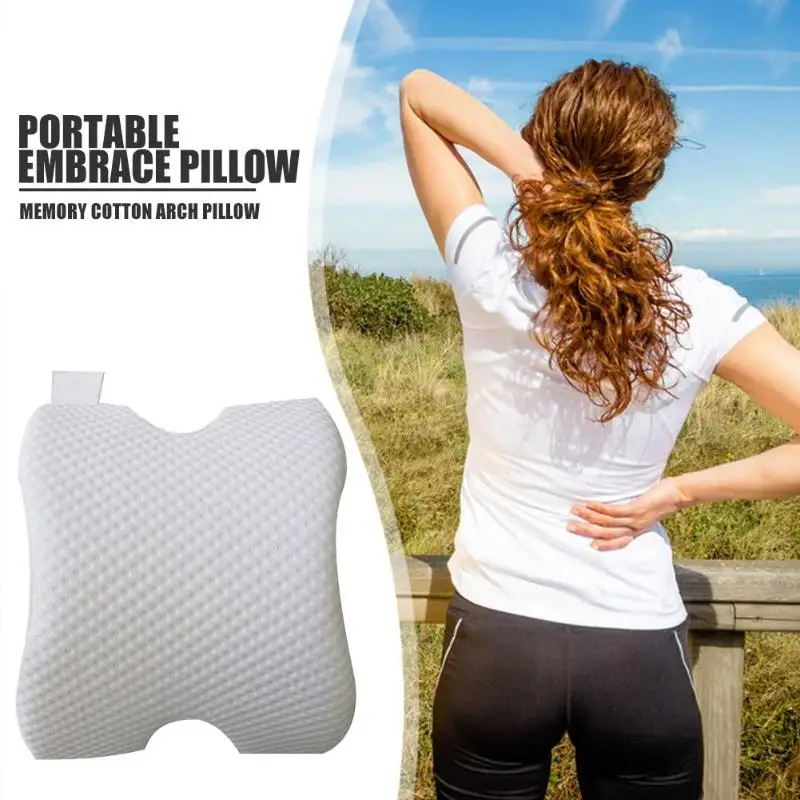 

Mutifunctional Outdoor Travel Airplane Memory Cotton Delicate Arch Shape Sleep Pillow Necessary Outdoor Traveling Accessories