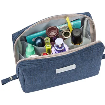 

Korean-style Waterproof Cosmetic Bag Travel Storage Bag Portable Carrying Wash Bag Polyester Fabrics Cosmetic Bag