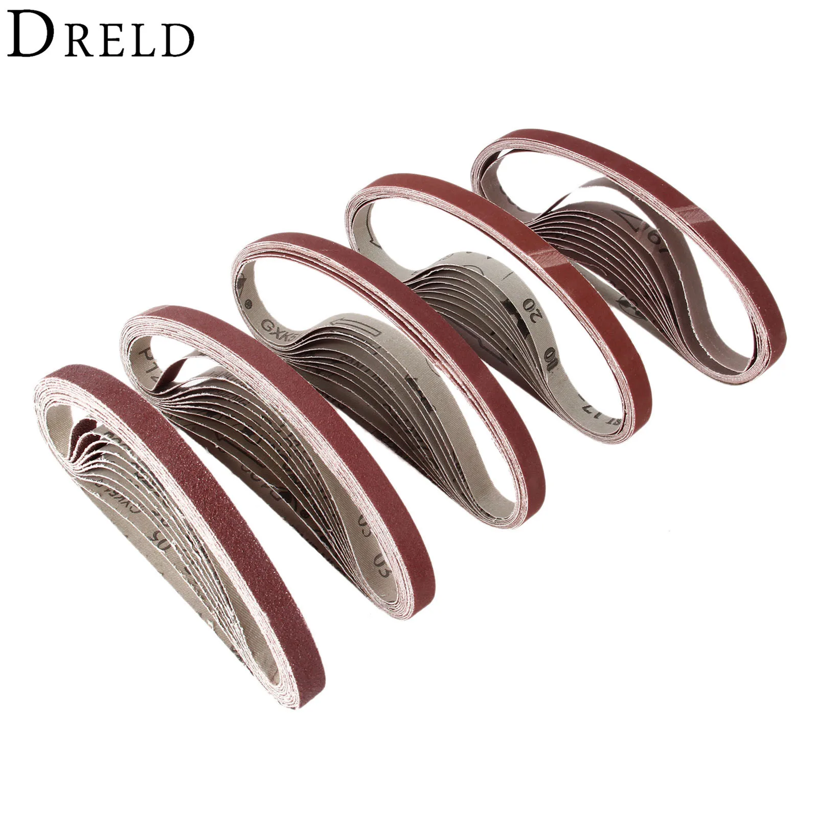DRELD 10 шт. Аксессуары Dremel 15x452 мм абразивный шлифовальный пояс зернистость 60 600