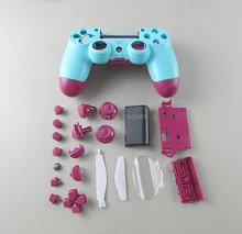 Carcaça e botões para controle jds 040 jdm 040 dualshock 4 playstation 4 ps4 pro 4.0 capa com estojo