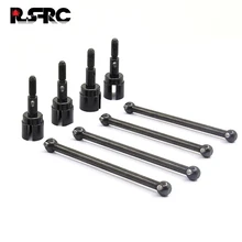 

4pcs HSP Metal Drive Shaft 61mm Dogbone & Stub Wheel Axle 02033 & 02003 For 1/10 94123 94122