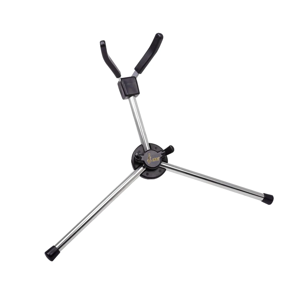 Portable Soprano Saxophone Stand Foldable Folding Rubber Feet Anti-slip