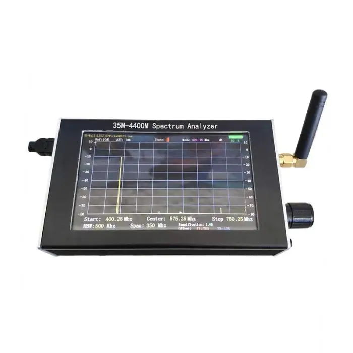 Портативный анализатор спектра 35 м-4400 МГц генератор сигналов анализатор спектра с 4,3 дюйма дисплей TSH магазин
