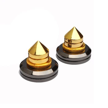 

2 Sets Shockproof Speaker Spikes Floor Protectors Isolation Subwoofer Spikes Stand CD Amplifier Turntable Pad Stand Feet