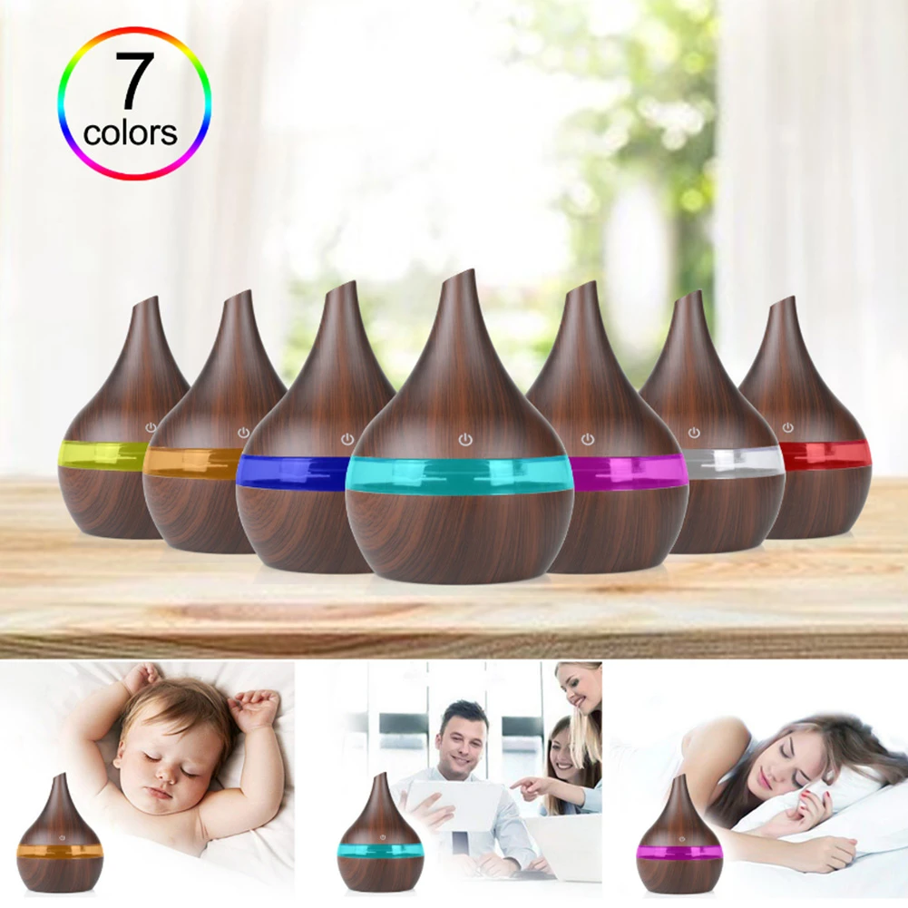 Oil Humidifier LED Light Essential Aroma Air Aromatherapy Diffuser Relax Home Oil Humidifier LED Light Essential Aroma Air Aromatherapy Diffuser Relax Home