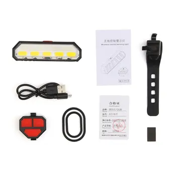 

GUB Bicycle Taillight Wireless Remote Control Led Bicycle Steering Lights USB Charging Taillight Warning Lamp