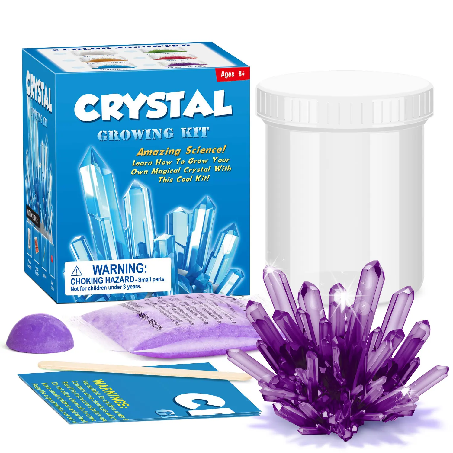 Kids Crystal Growing Kit DIY Science Experiment for Teenagers Boys Toys Magical Funny Crystal Educational Stimulates Interest Kids Crystal Growing Kit DIY Science Experiment for Teenagers Boys Toys Magical Funny Crystal Educational Stimulates Interest