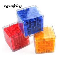 3D 8x8x8 см лабиринт куб игрушка игра для детей металлический шар обучающая головоломка для детей взрослых мальчиков интеллект JM30