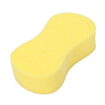 

Yellow Soft Sponge Car Wagon Washing Cleaning Glass Seat Cushion 23g