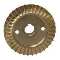 BQLZR 2 ชิ้น 6 ซม. OD 1.2 ซม. ID ทองเหลืองสองด้าน Keyway ใบพัดปั๊มอุปกรณ์เสริม 3