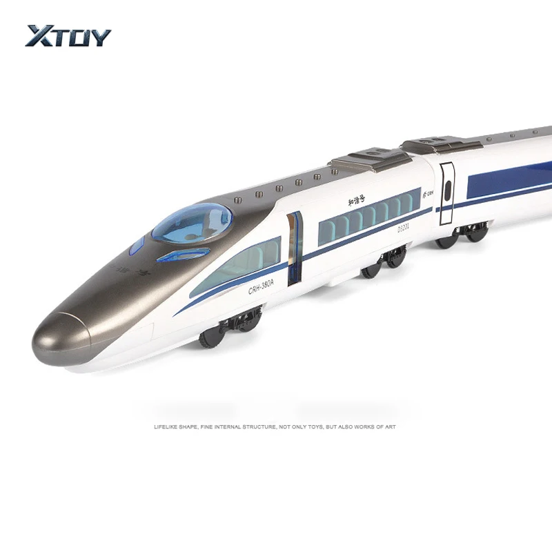 CRH-380A Радиоуправляемый поезд игрушки Электрический Экспресс-поезд с дистанционным управлением китайская железная дорога высокоскоростные поезда модель радиоуправляемые игрушки для детей Подарки