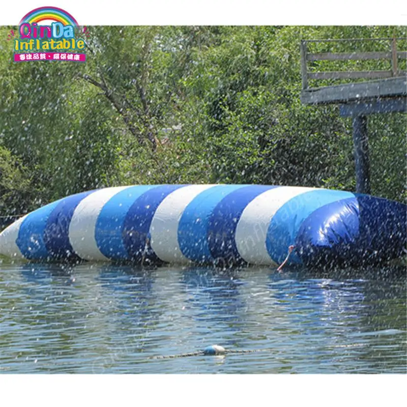 Inflatable 10m*3m Blob Jumping Water Air Bag, Water Catapult Blob,inflatable Water Jumping Pillow ,inflatable