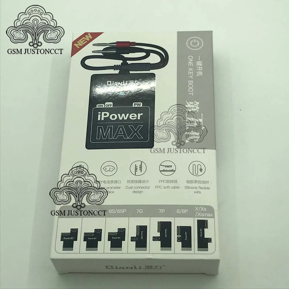 Кабель питания iPower с переключателем ВКЛ./ВЫКЛ. Pro для iPhone 6G/6P/6S/6SP/7G/7P/8G/8P/X источник