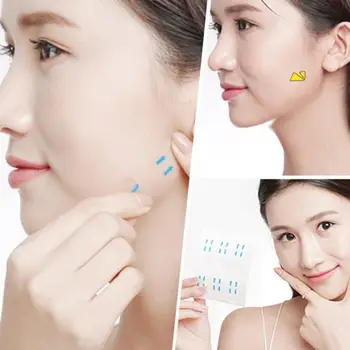 

20/40Pcs Invisible Thin Face Lifting Sticker Patch Adhesive V-Shape Jaw Chin Lift Tape Eliminates Sagging Slimming Patch