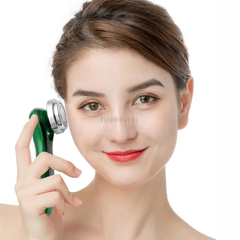 Ems Beauty Instrument Face Lifting Heat Red Blue Light Face Cleaner Pulizia Profonda Dispositivo Per La Cura Della Pelle A Casa Massaggiatore Per Il V