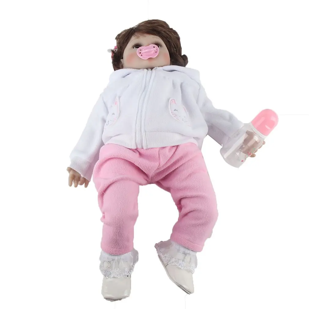 Горячее предложение! Распродажа! NPK 58 см полное тело мягкий силиконовый Reborn Baby Doll Toys Babe Reborn BabyDoll нетоксичный безопасный ручной работы Playmate подарок для девочек