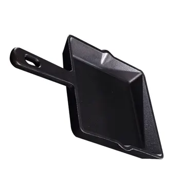 

Cast Iron Flat Bottom Mini Nonstick Frying Pan Square Pancake Pan Gas Induction Cooker Pancake Pan (Black)