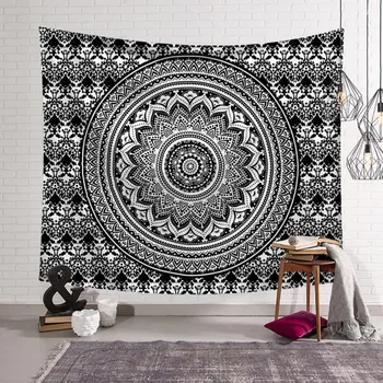 

9 Types Handicrafts Household Rectangle Polyester Tapestry Home Decor Indian Mandala Wall Hanging Decoration Art Tapestries