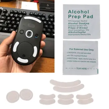 

2 Sets/pack Tiger Gaming Mouse Feet Mouse Skate For Logitech G Pro Wireless White Mouse Glides Curve Edge