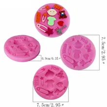 Детские плюшевый Мишка Силиконовая форма «Медведь» Формочки Для помадок формы шоколада пресс-формы для выпечки торта декоративные инструменты для выпечки Кухня гаджет