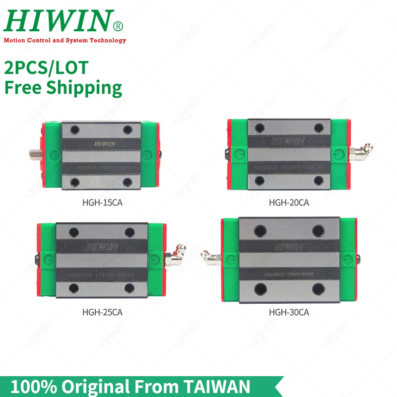 2 шт./партия Hiwin HGH15CA HGH20CA HGH25CA HGH30CA линейные направляющие блоки коляски для HGR15 HGR20 линейные направляющие