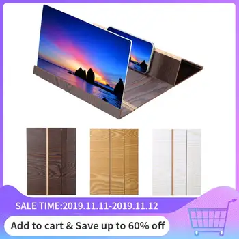 

Universal 12inch Mobile Phone Screen Magnifier for Video Projector Screen 3D HD Video Amplifier Folding Enlarged Expander Stand