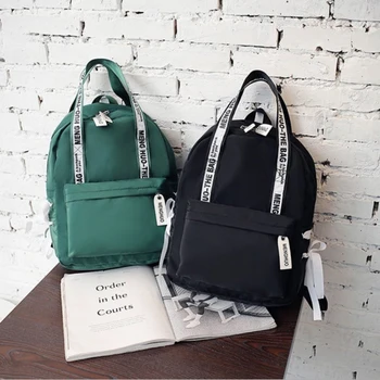 

Schoolbags For Teenagers Girls Women Backpack School Backpack Female Bowknot Nylon Backpack Travel Bags Mochilas