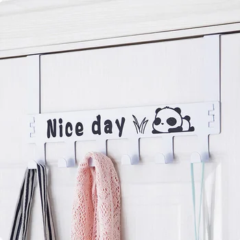 

Home Decoration Door Hooks Detachable Nails No Trace Multi-Purpose Coat Hook Creative Cartoon Wall Hanging Door Hanger