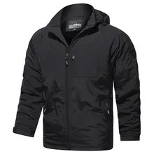 

Jacket Men Autumn Winter Thick Jackets Coats Fashion Casual Windbreaker Male Plus Size 5XL Outerwear Outdoor High Quality