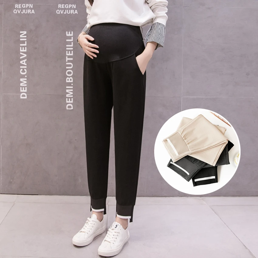 Maternity Casual Pants Spring And Autumn Models Allmatch Loose Loose
